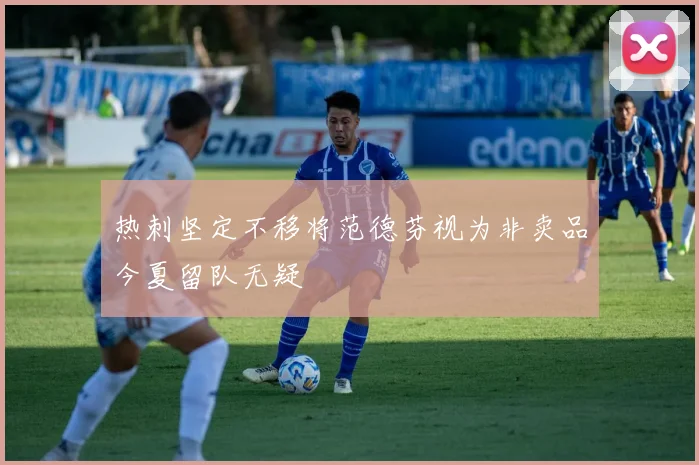 热刺坚定不移将范德芬视为非卖品今夏留队无疑
